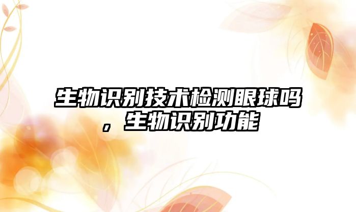 生物識(shí)別技術(shù)檢測(cè)眼球嗎，生物識(shí)別功能
